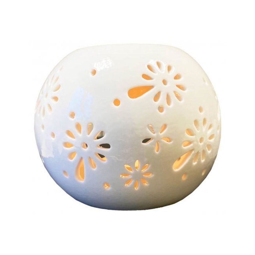 Brucia Essenze Sfera in Ceramica Bio Luce