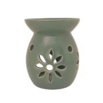 Brucia Essenze in Ceramica Flower Verde