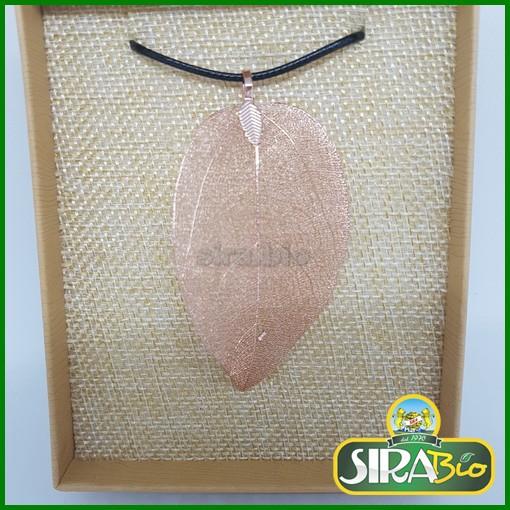Collana Foglia Gold ORO ROSA