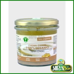 Crema Chiara 100% Sesamo - Tahin Chiaro - Bio - 200 g