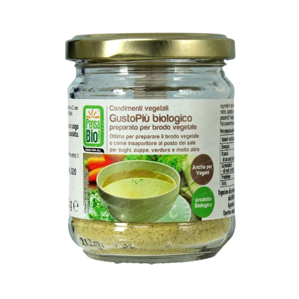 Gustopiù, Preparato per Brodo Vegetale in Vaso - Bio - 125 g