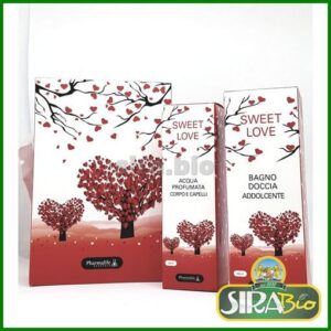 Sweet Love- Kit Bagno Doccia Addolcente e Acqua Profumata Corpo e Capelli