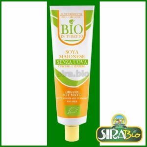 Maionese di Soia Senza Uova con Curcuma e Zenzero - 150 g