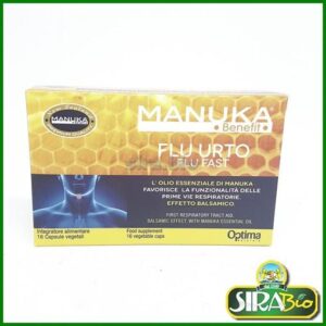 Manuka Benefit Flu Urto 16 Cps Vegetali