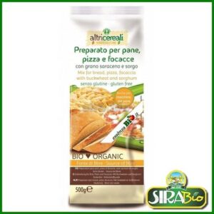 Preparato per Pane, Pizza e Focacce con Grano Saraceno e Sorgo - Bio - 500 g