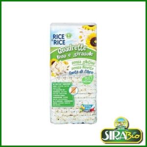Quadrette con Semi di Lino e Girasole -  Bio - 130 g