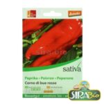 Sementi Bio di Peperone Corno di Bue Rosso - 25 semi
