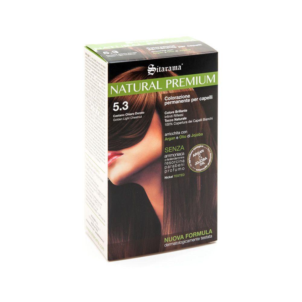 Kit Tinta Per Capelli - Natural Premium Castano Chiaro Dorato 5.3