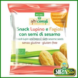 Snack Lupino e Fagioli con semi di Sesamo - Bio - 35g