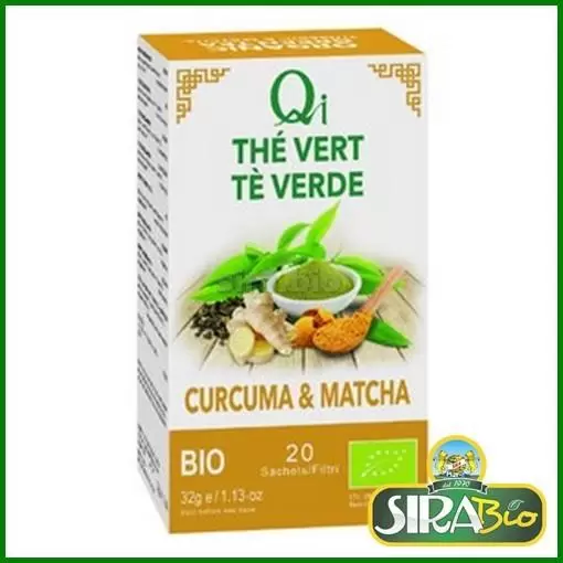 Thè Verde con Curcuma e Matcha - 20 filtri in offerta su Sira Bio