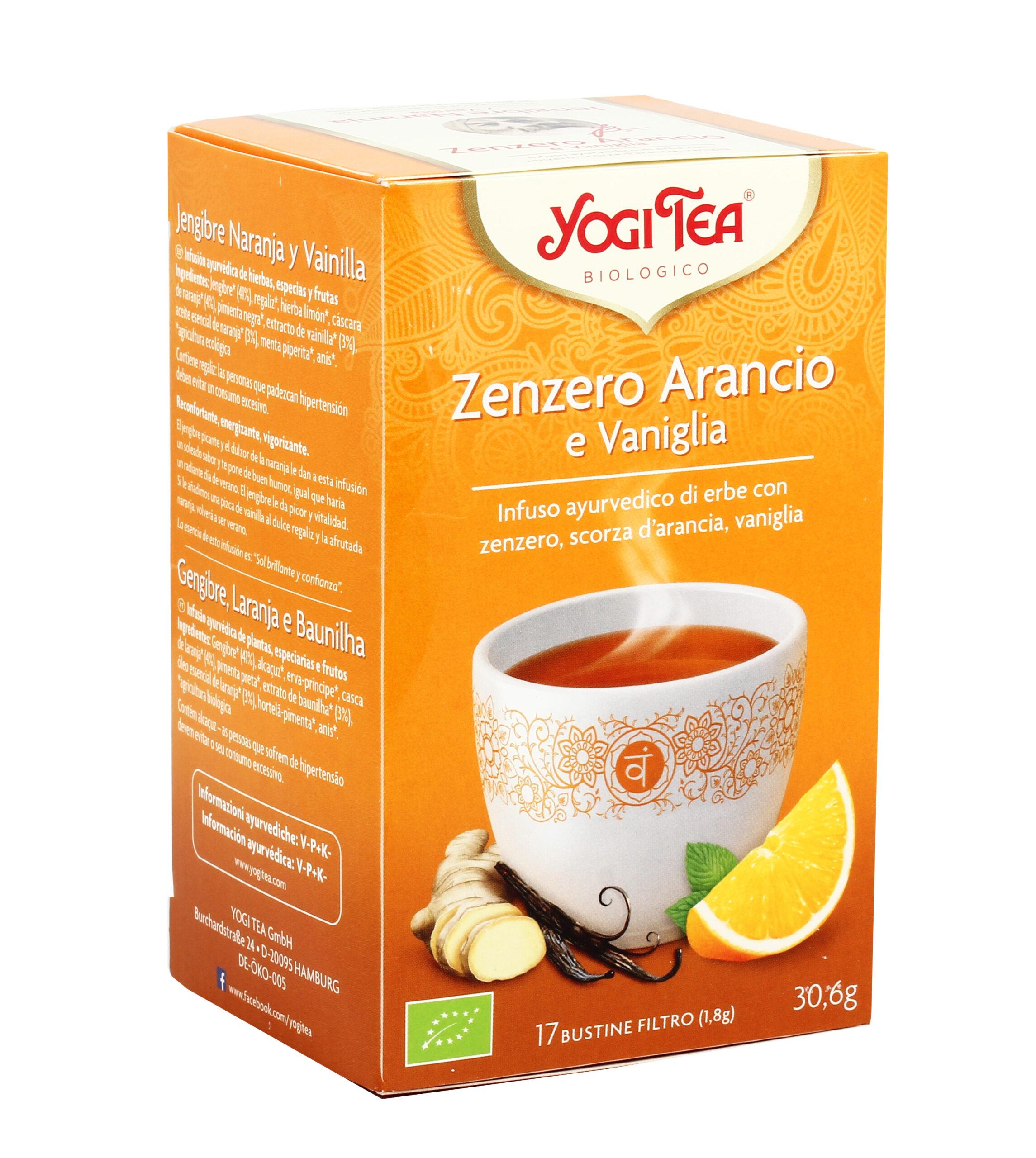 Yogi Tea " Zenzero Arancio e Vaniglia " Bio - 17 filtri
