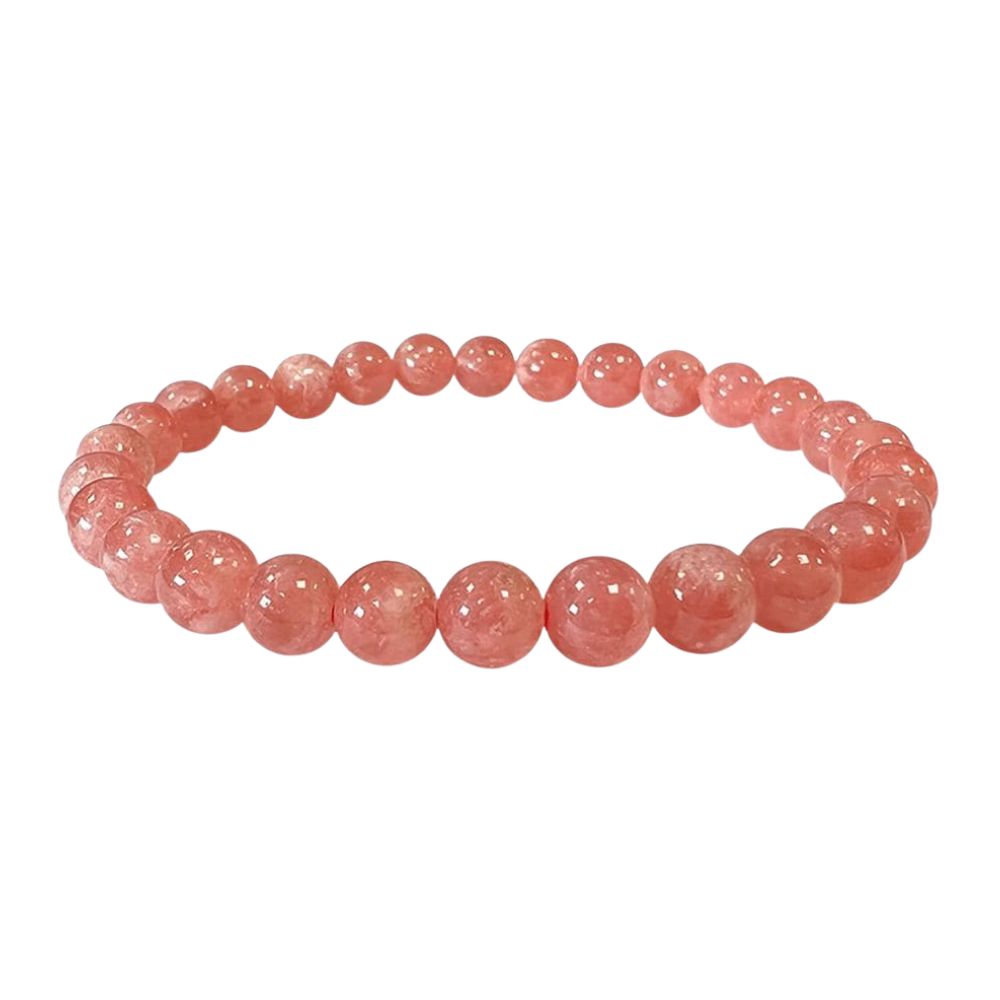 Bracciale Cristalloterapeutico - Pietra Di Luna Rosa