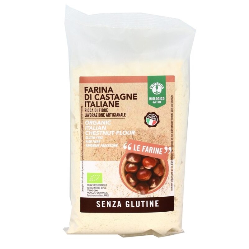 farina di castagne senza glutine