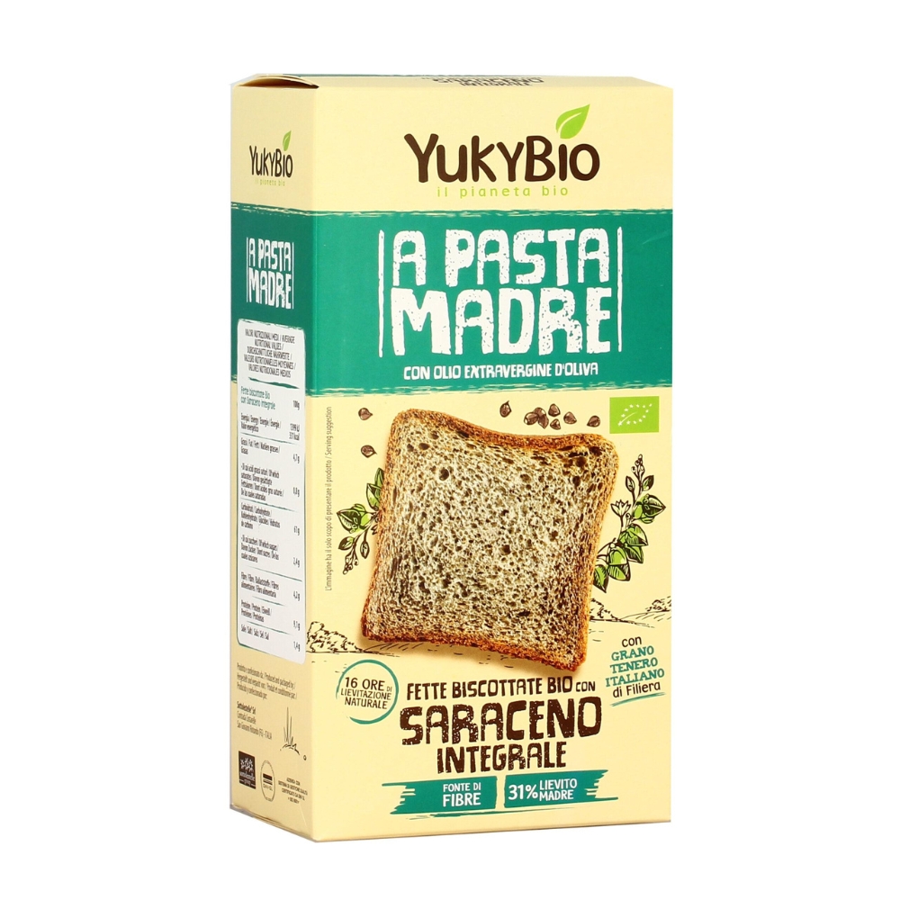 Fette Biscottate con Grano Saraceno Integrale Bio - 190gr-