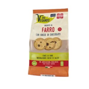 Biscotti di Farro con Gocce di Cioccolato - 250 g