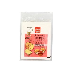 Polvere Lievitante Istantanea Per Dolci e Salati  Bio Senza Glutine Baule Volante - 2X9G