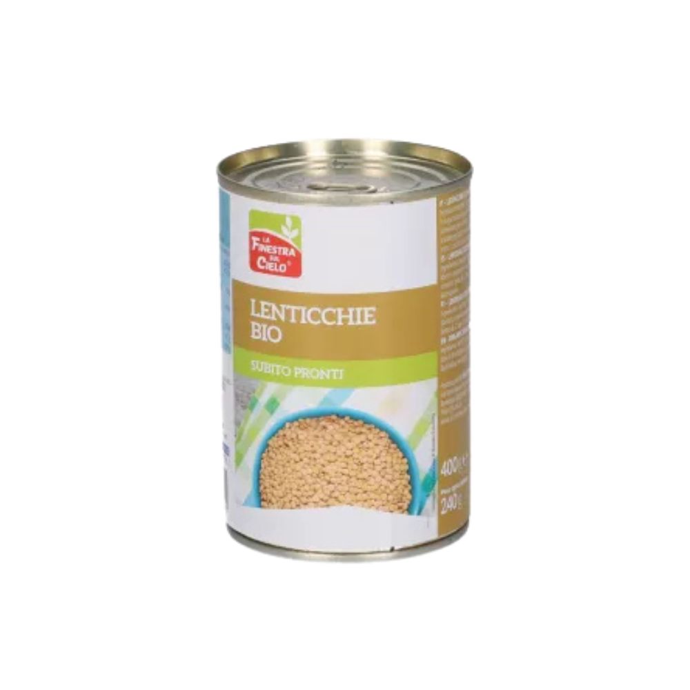 Lenticchie Lessate Biologiche - 400 g (240 g sgocciolato)
