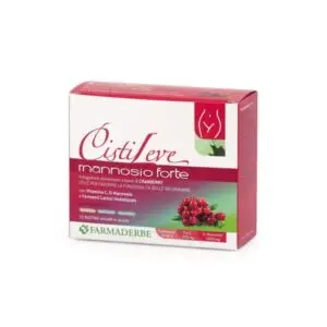 Farmaderbe Cistileve Mannosio Forte Integratore Vie Urinarie - 12 bustine