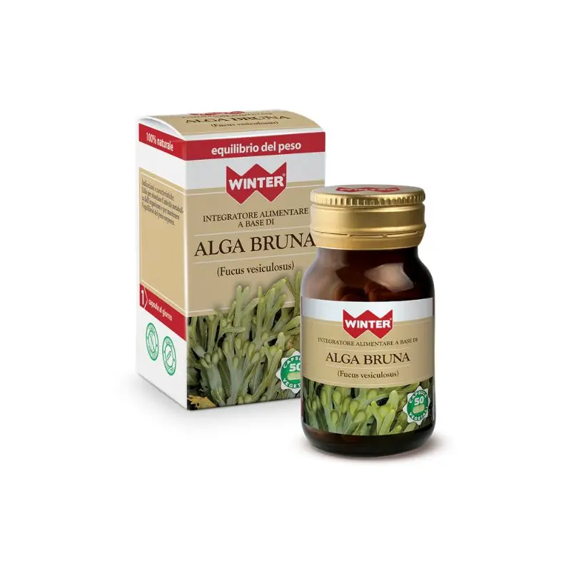 Alga Bruna ''Fucus Vesiculosus'' - 50 capsule vegetali Alga Bruna ''Fucus Vesiculosus'' - 50 capsule vegetali