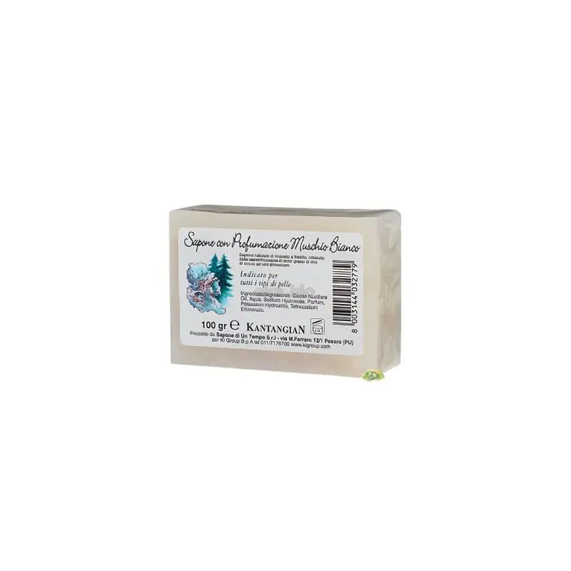 Sapone con Profumazione Muschio Bianco – 100g.sira.bio