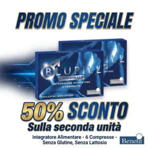 Benefit Blupill Integratore Alimentare, 6 Cmp